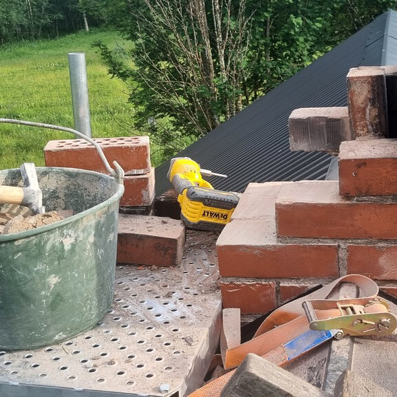 Byggmaterial för tegel